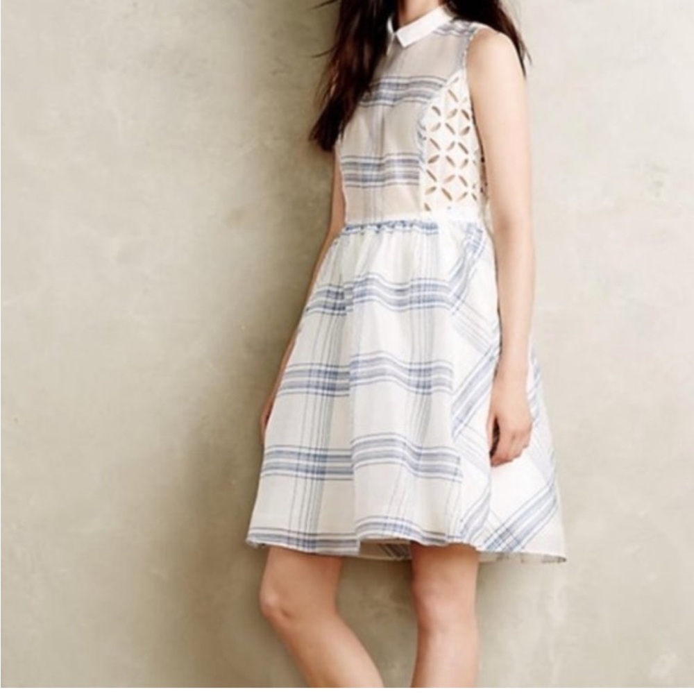 Anthropologie Moulinette Soeurs Seapane Cotton Eyelet Dress